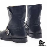  |SIZE 38| FRYE 3476322 METALLIC STUDS ENGINEER BOOT AV38-7417 