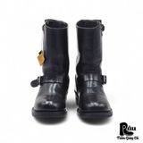  |SIZE 38.5| WASHPAN BLACK ENGINEER BOOT AS38.5-7419 