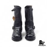  |SIZE 38.5| VALVERDE DEL CAMINO BLACK ENGINEER BOOT Z38.5-7416 