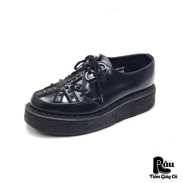  |SIZE 39| GEORGE COX X MUSIUM DIV. FW2013 UNION JACK STUDS 3588 CREEPER SHOES Z39-7494 