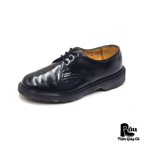  |SIZE 36| SOLOVAIR VINTAGE 995 CLASSIC 3-EYES BLACK GIBSON DERBY SHOES AV36-7497 