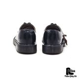  |SIZE 36| SOLOVAIR VINTAGE 995 CLASSIC 3-EYES BLACK GIBSON DERBY SHOES AV36-7497 
