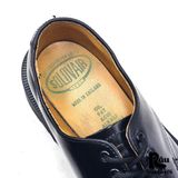  |SIZE 36| SOLOVAIR VINTAGE 995 CLASSIC 3-EYES BLACK GIBSON DERBY SHOES AV36-7497 