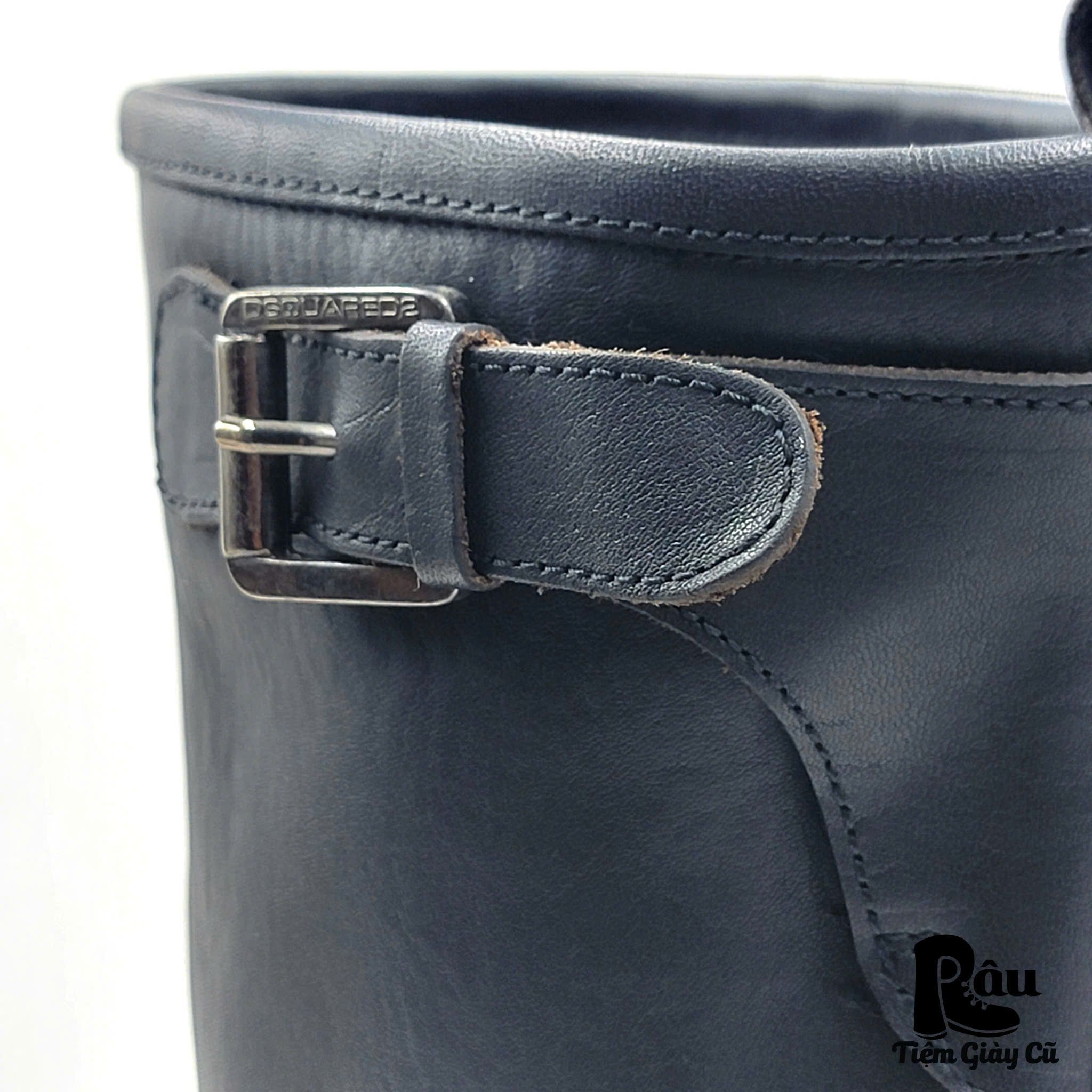  |SIZE 39| DSQUARE2 T203 VEG TAN BIKER BOOT Z39-7418 