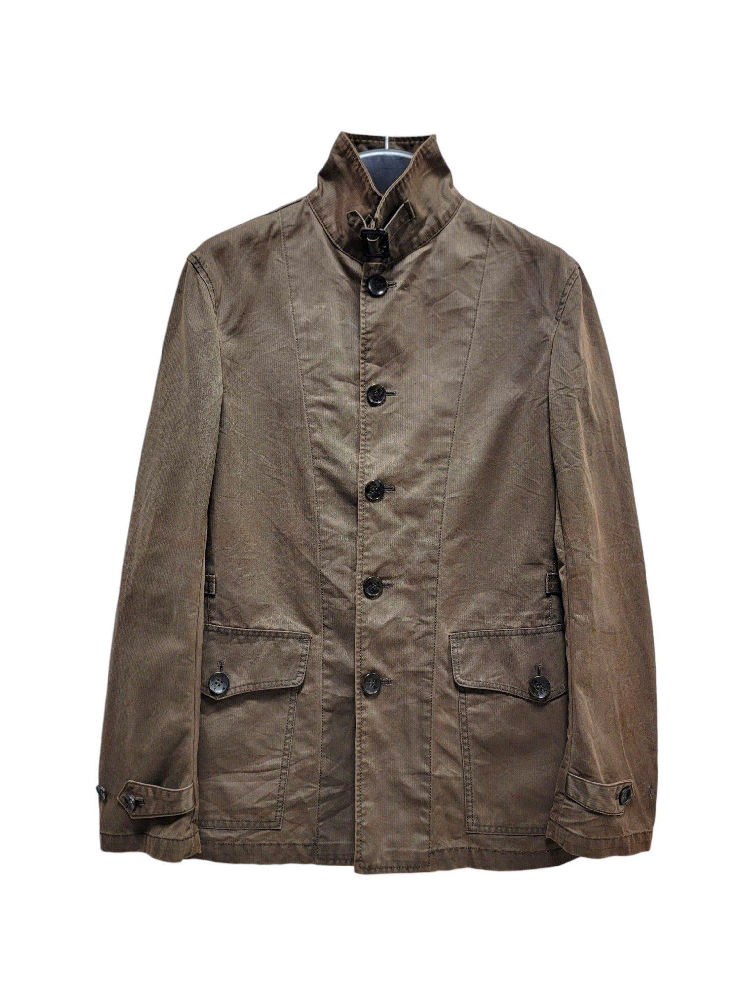  |SIZE M| JOURNAL STANDARD VINTAGE MINIMAL UTILITY BUTTON JACKET AOM-7438 