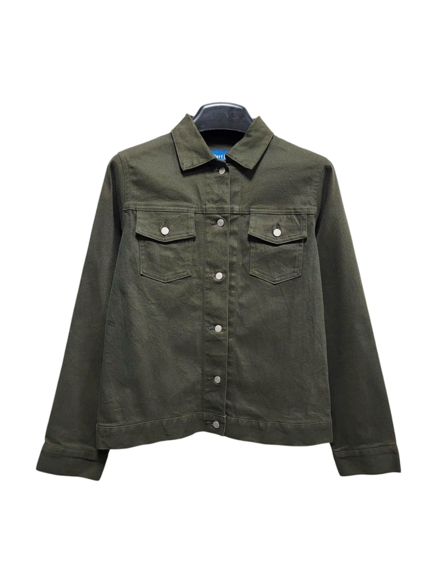 |SIZE S| VERT DENSE DARK GREEN DOUBLE POCKET JACKET AOS-7448 
