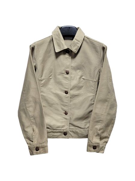  |SIZE S| SC. INTIMATE BASIC BEIGE KHAKI BUTTON JACKET AOS-7437 