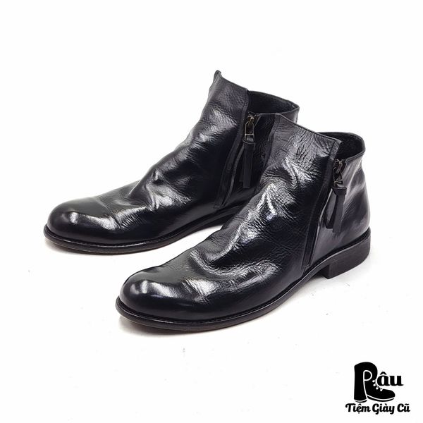  |SIZE 41| ARGIS 12112 DOUBLE SIDEZIP DRAPE BOOT Z41-6514 