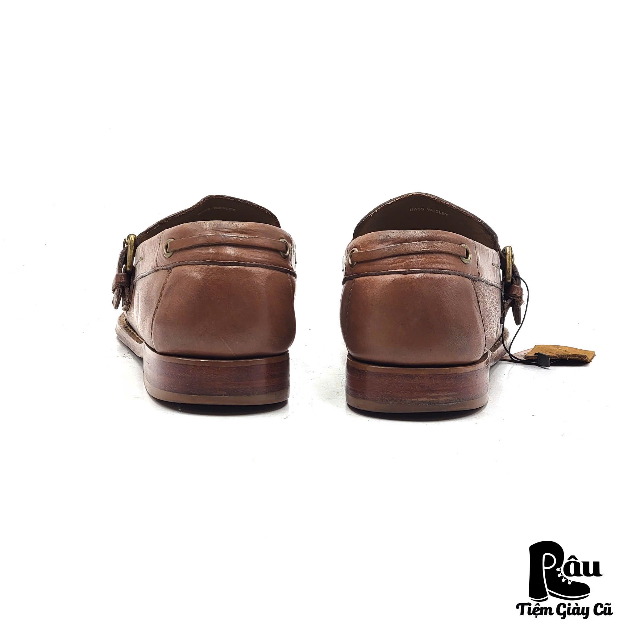  |SIZE 42| G.H.BASS WEEJUNS WESLEY BUCKLE PENNY LOAFER Z42-7508 