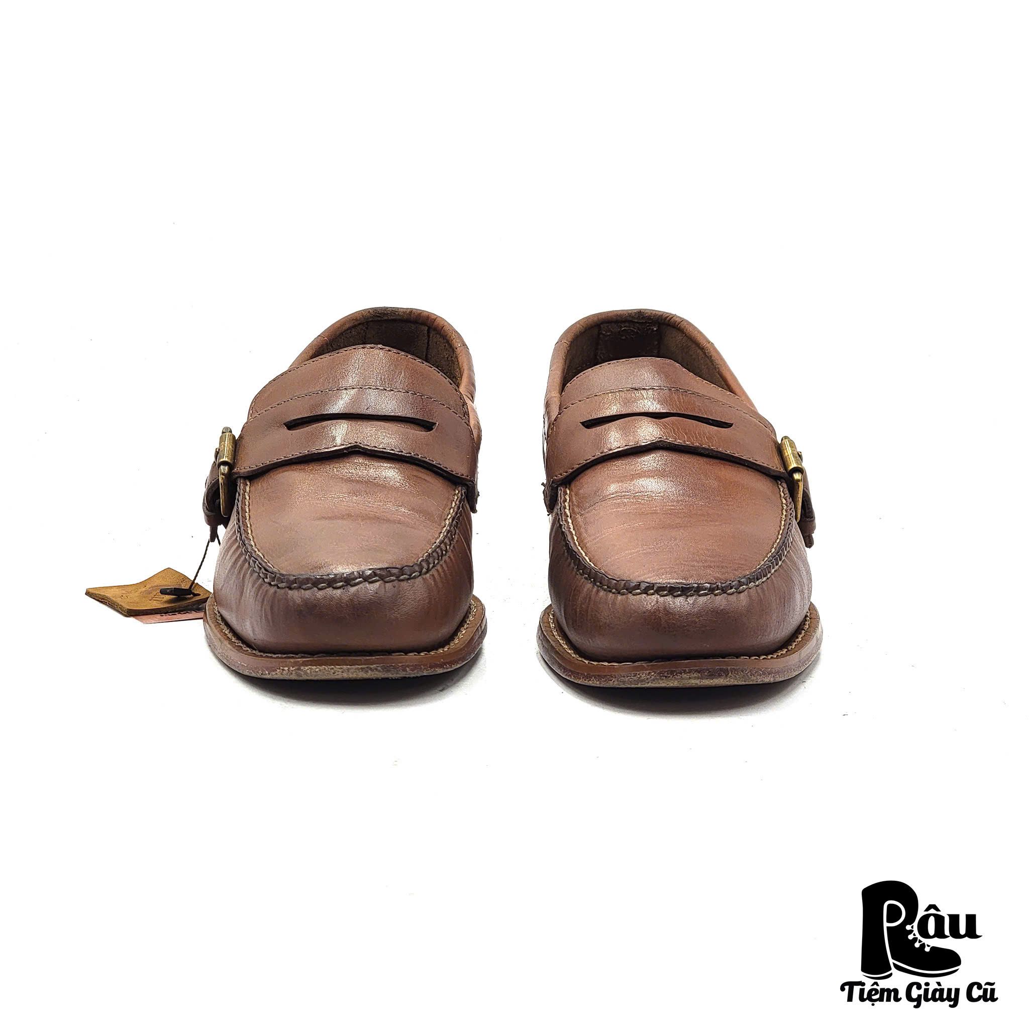  |SIZE 42| G.H.BASS WEEJUNS WESLEY BUCKLE PENNY LOAFER Z42-7508 