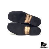  |SIZE 42| VIGEVANO VINTAGE BLACK HORSEBIT LOAFER Z42-7506 