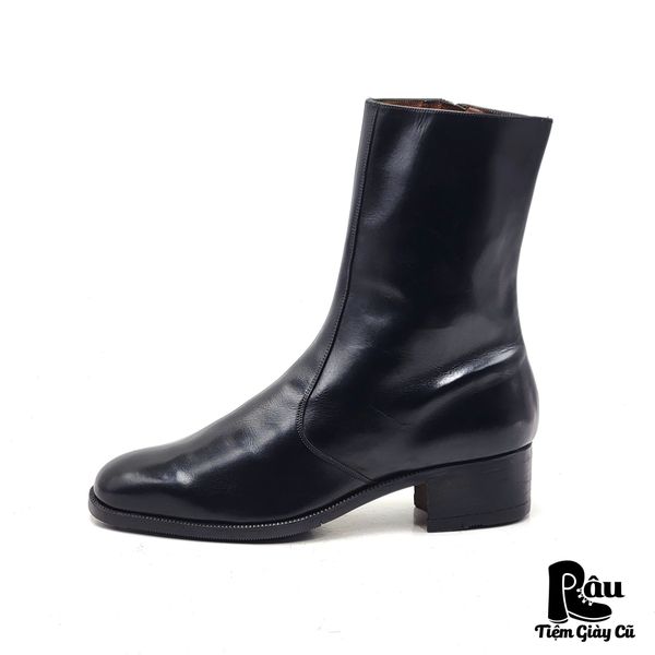  |SIZE 38| CAREL PARIS 1698 VINTAGE 70S AILÉE ZIPPER ANKLE BOOT AV38-7491 