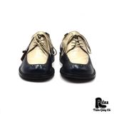  |SIZE 41| MANZ BEIGE NAVY SPECTATOR DERBY SHOES Z41-7514 