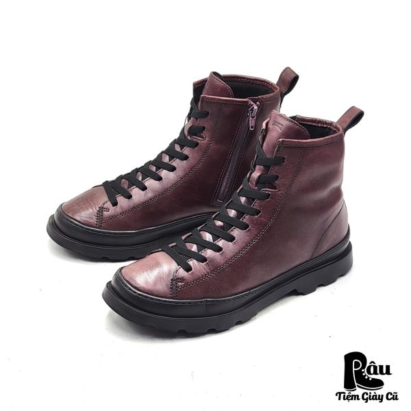  |SIZE 39| CAMPER BRUTUS EXTRALIGHT ANKLE SIDE-ZIP LACE-UP BOOT Z39-7540 