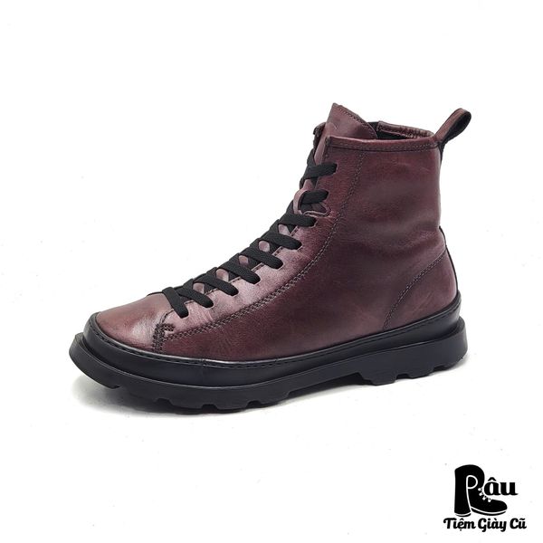  |SIZE 39| CAMPER BRUTUS EXTRALIGHT ANKLE SIDE-ZIP LACE-UP BOOT Z39-7540 