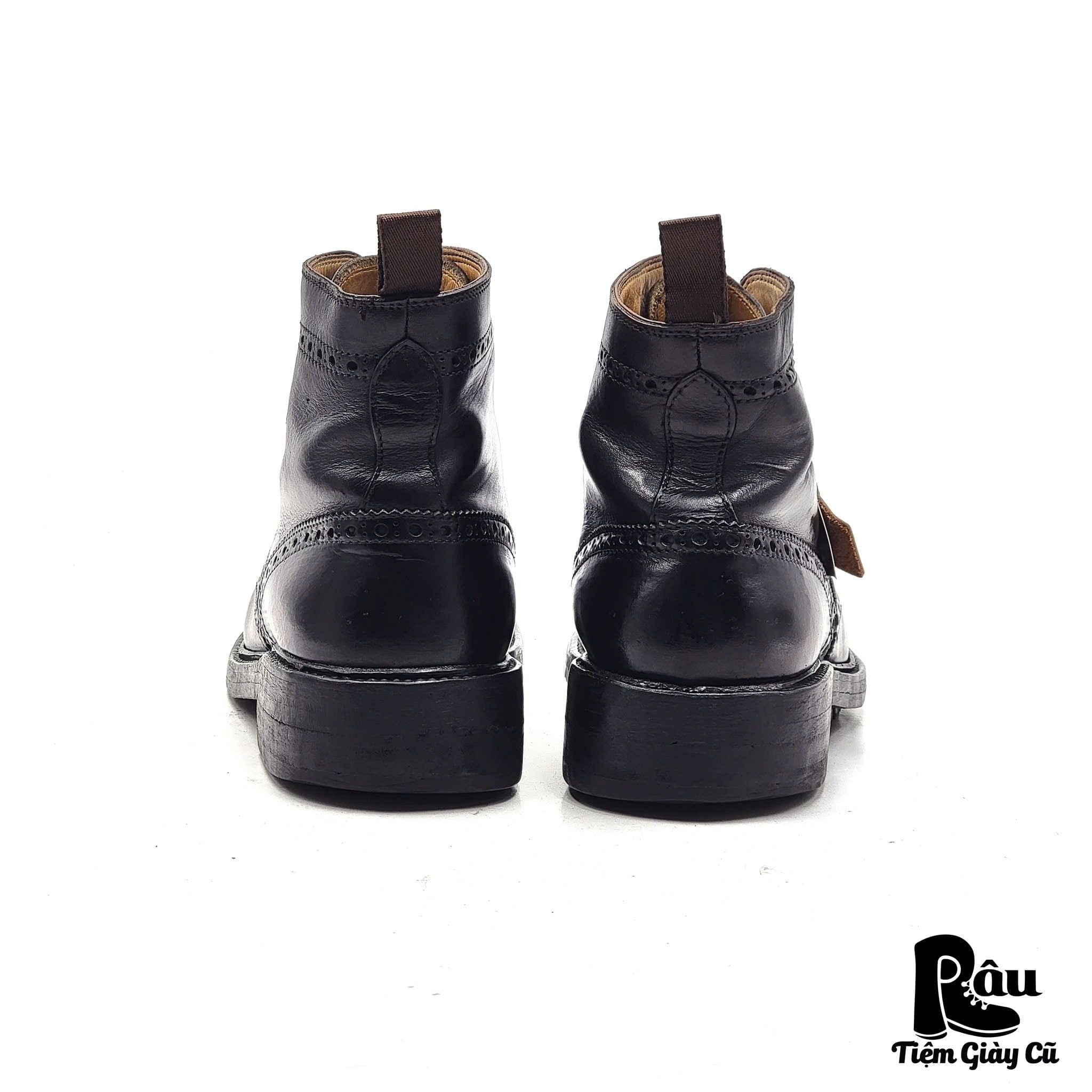  |SIZE 39| LUG SOLE BLACK BROGUE BOOT AV39-7510 