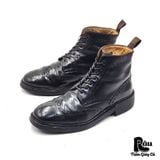  |SIZE 39| LUG SOLE BLACK BROGUE BOOT AV39-7510 