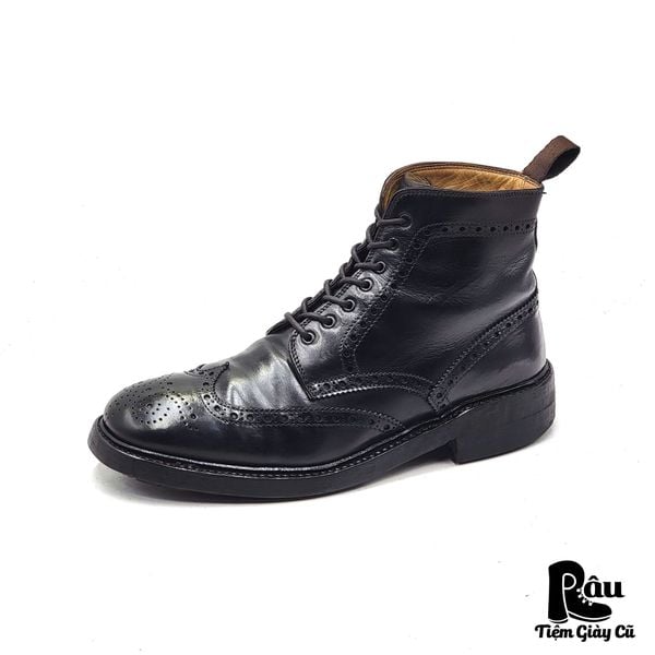 |SIZE 39| LUG SOLE BLACK BROGUE BOOT AV39-7510 