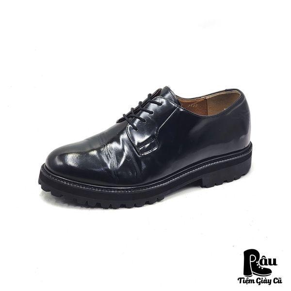  |SIZE 38| BANANAFIT BLACK CHUNKY DERBY SHOES Z38-7530 