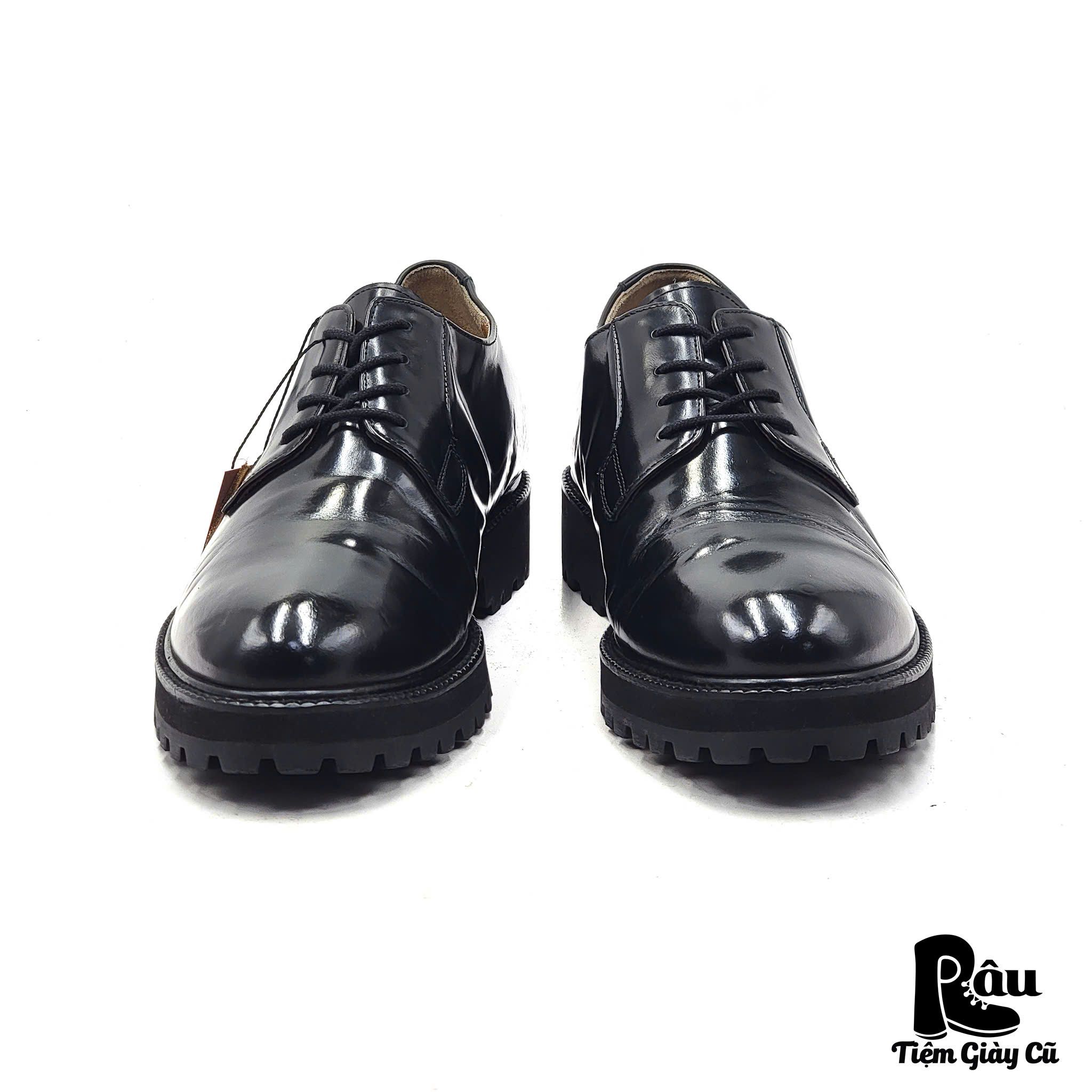  |SIZE 38| BANANAFIT BLACK CHUNKY DERBY SHOES Z38-7530 