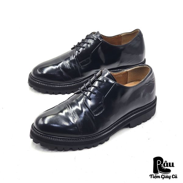  |SIZE 38| BANANAFIT BLACK CHUNKY DERBY SHOES Z38-7530 