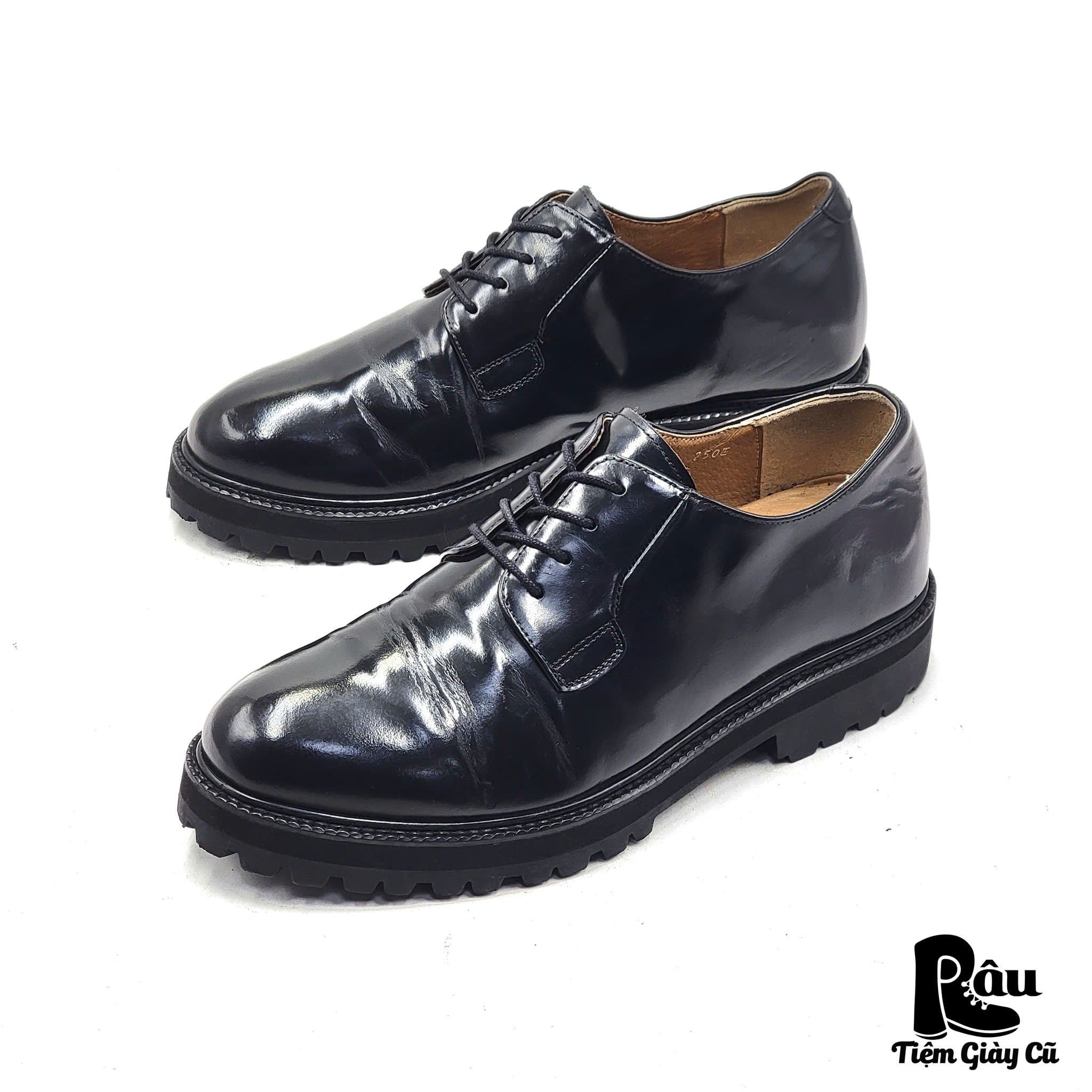  |SIZE 38| BANANAFIT BLACK CHUNKY DERBY SHOES Z38-7530 
