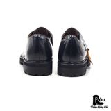  |SIZE 38| BANANAFIT BLACK CHUNKY DERBY SHOES Z38-7530 
