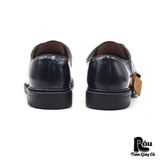  |SIZE 38.5| BERWICK 1707 4406 BLACK BLUCHER SHOES Z38.5-7551 