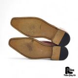  |SIZE 43| GIORGIO BRUTINI BLUSH PINK EXOTIC PRINT DRESS SHOES AT43-7546 