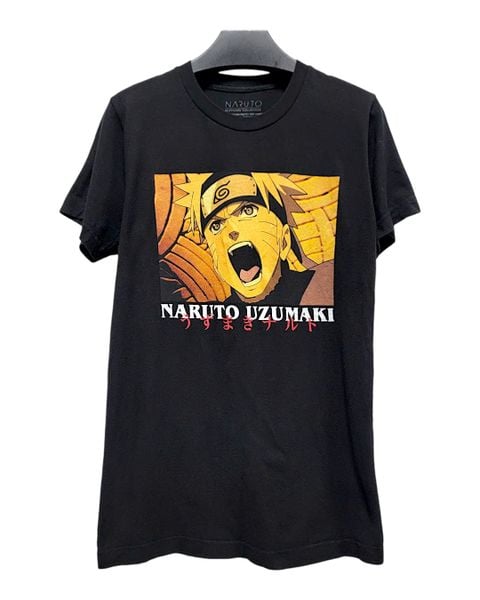 |SIZE S| NARUTO SHIPPUDEN UZUMAKI BLACK T-SHIRT AOS-7524 