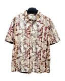  |SIZE XL| ISLAND SHORES TROPICAL FLORAL HAWAIIAN BUTTON UP SHIRT AOXL-7585 