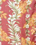  |SIZE XL| GANG BUSTER TROPICAL FOLIAGE HAWAIIAN BUTTON UP SHIRT AOXL-7586 