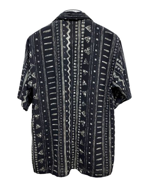  |SIZE L| ONLY YOU TRIBAL GEOMETRIC BUTTON UP SHIRT AOL-7587 