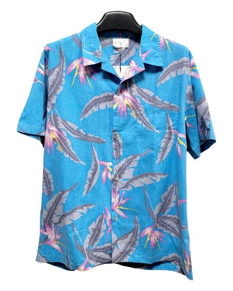  |SIZE XL| HOWIE BY HOWEN ENT. VINTAGE BIRD OF PARADISE HAWAIIAN BUTTON UP SHIRT AOXL-7589 