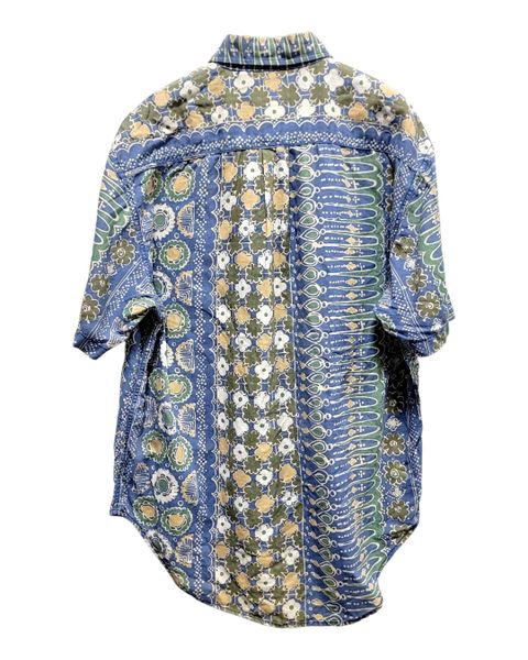  |SIZE L| PEPE JEANS LONDON GEOMETRIC FLORAL BUTTON UP SHIRT AOL-7535 