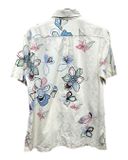  |SIZE L| MAJUN OCEAN BLUE KARIYUSHI BUTTON DOWN SHIRT AOL-7537 