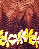  |SIZE S| ALFRED SHAHEEN VINTAGE 60S PLUMERIA HAWAIIAN SHIRT AOS-5448 