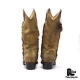  |SIZE 37.5| AREA FORTE ITALIAN SNAKE EMBOSSED COWBOY BOOT Z37.5-7601 