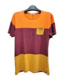 |SIZE M| GU TRI-COLORBLOCK T-SHIRT AOM-7561 