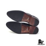  |SIZE 39| SPERONI HANDMADE DARK AMETHYST CROCODILE EMBOSSED PENNY LOAFER AW39-7605 