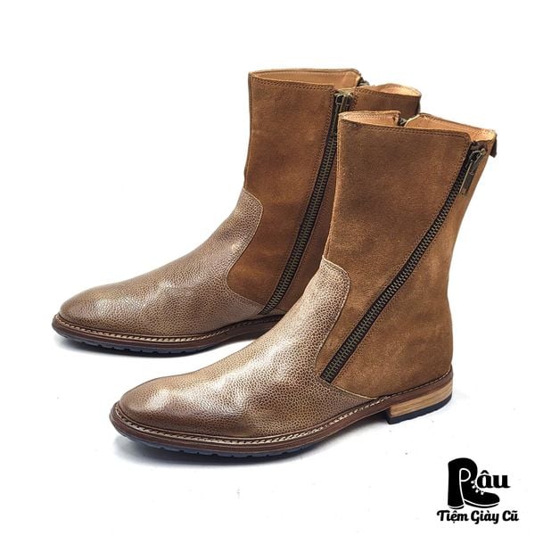  |SIZE 43| LLOYD 915 DOUBLE SIDE-ZIP DRESS BOOT AV43-7614 