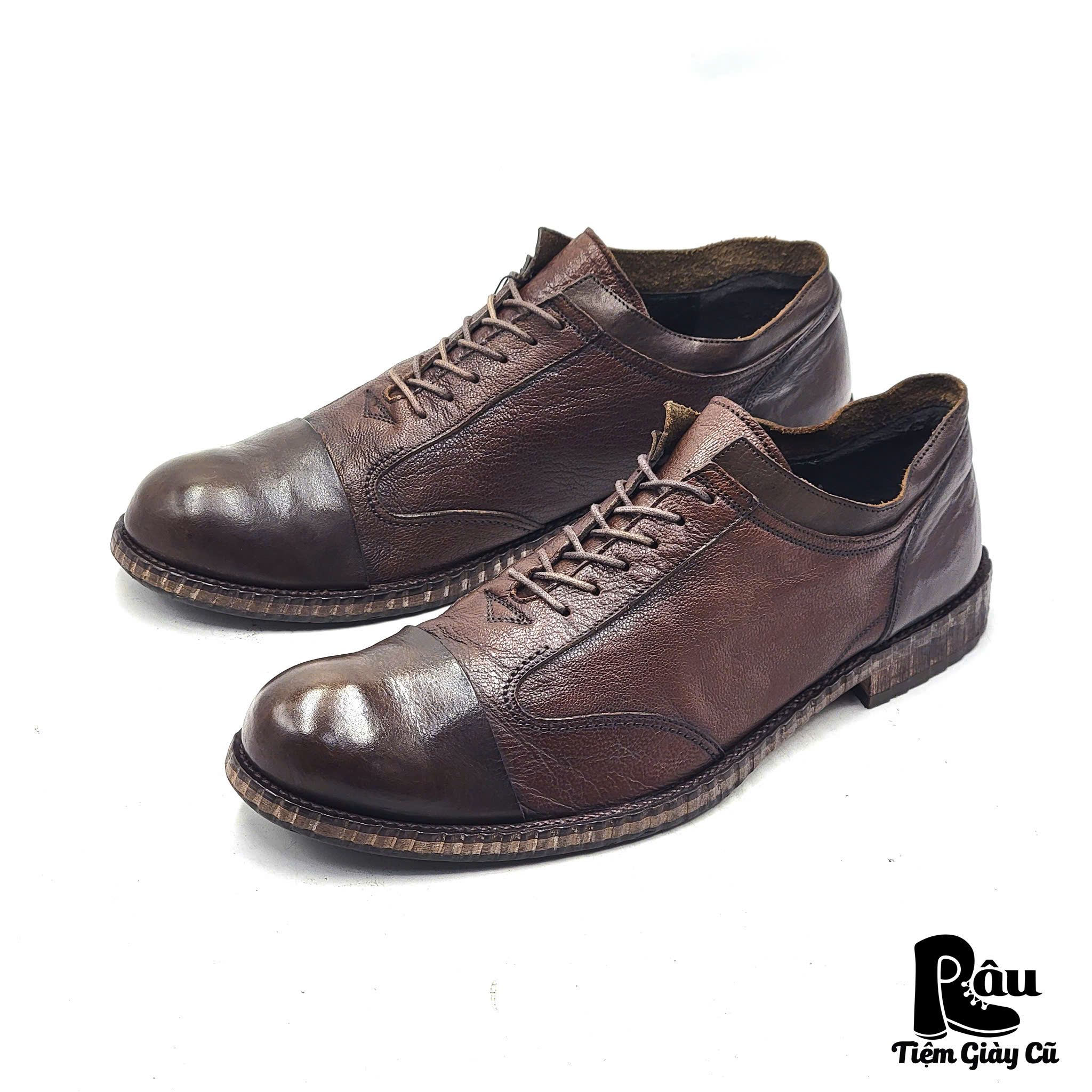  |SIZE 43| WHOOP DE DOO VINTAGE 02475 CAP-TOE LACE-UP BOOT AW43-7607 