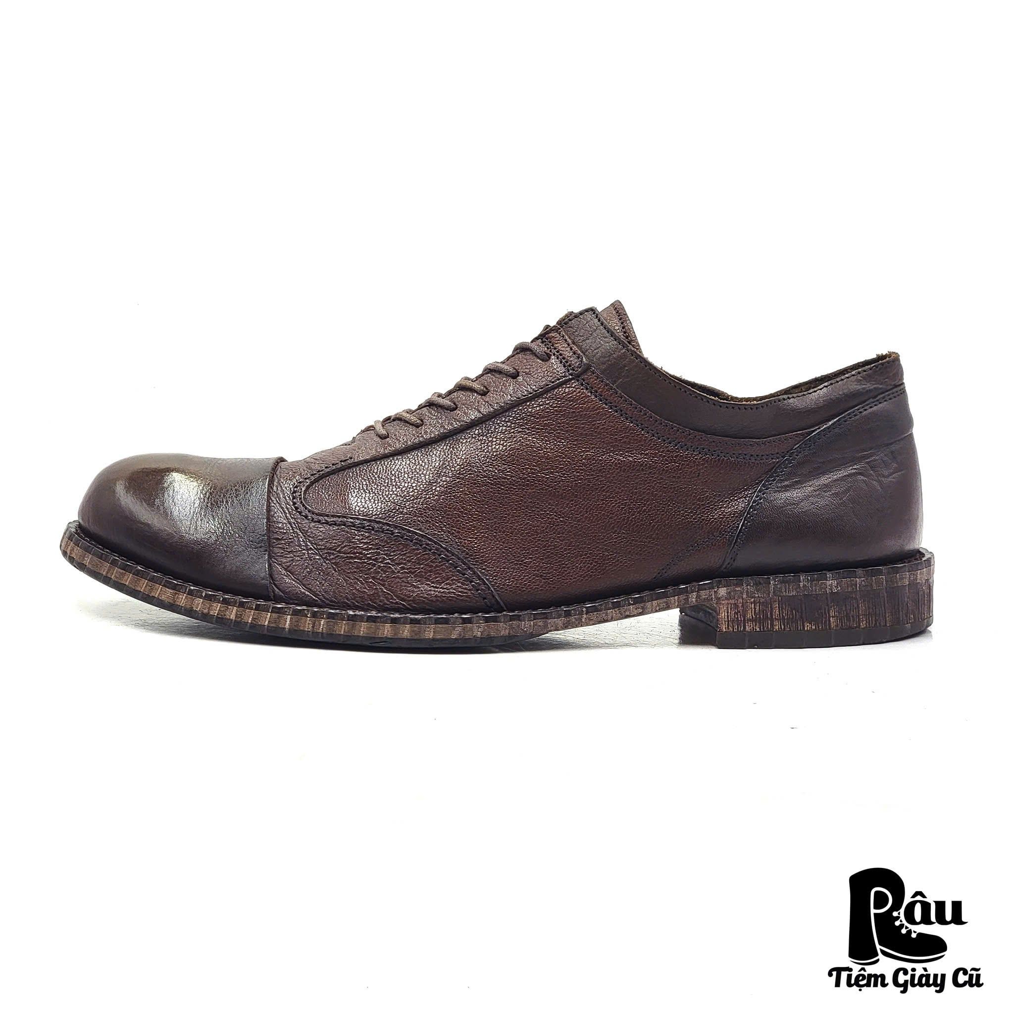  |SIZE 43| WHOOP DE DOO VINTAGE 02475 CAP-TOE LACE-UP BOOT AW43-7607 