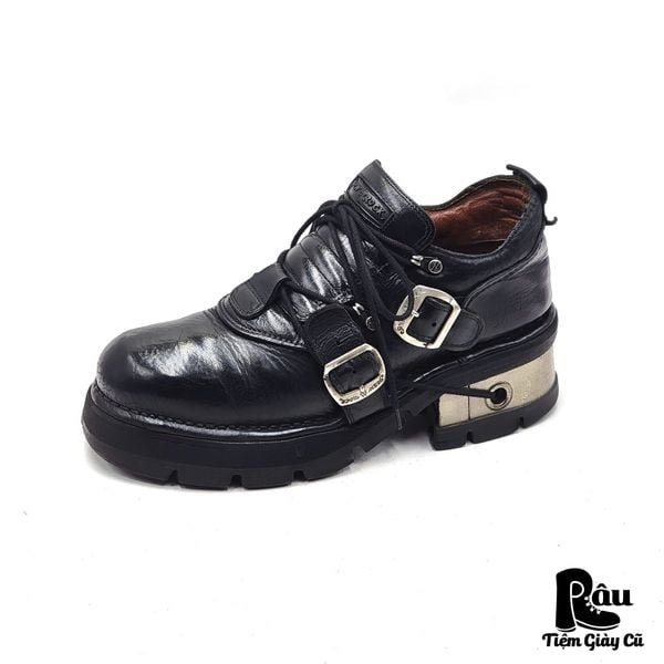  |SIZE 40| NEW ROCK VINTAGE M-994 METALLIC ANKLE BOOT Z40-7620 