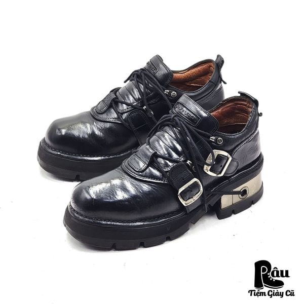  |SIZE 40| NEW ROCK VINTAGE M-994 METALLIC ANKLE BOOT Z40-7620 