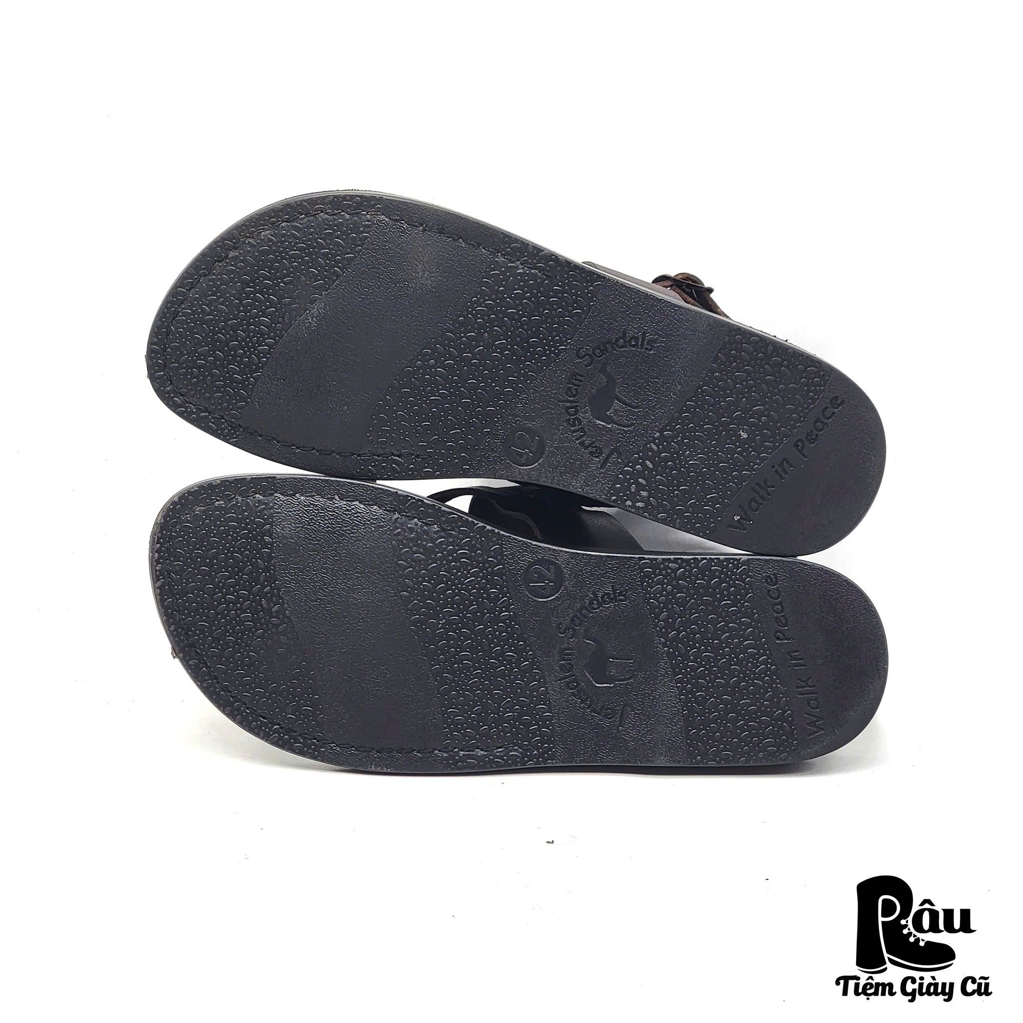  |SIZE 41| JERUSALEM SANDALS BETHANY LEATHER CROSS STRAP SANDAL Z41-7618 