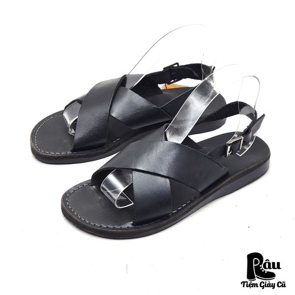  |SIZE 40| JERUSALEM SANDALS ELAN BUCKLE LEATHER THICK STRAP SANDAL Z40-7619 