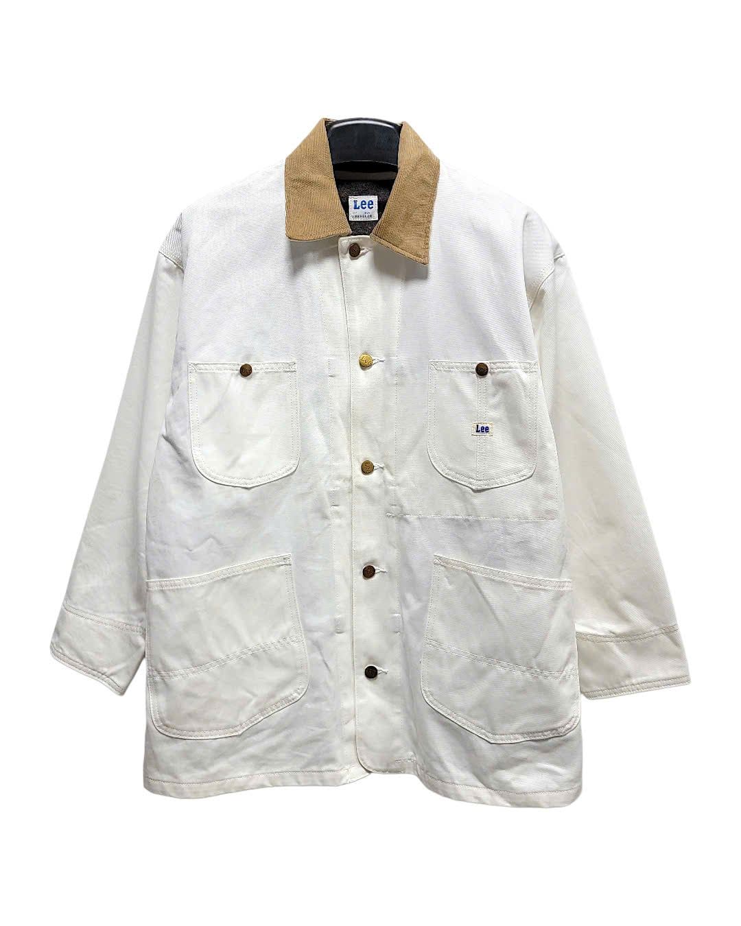  |SIZE L| LEE LL6140 WHITE COVERALL LINED JACKET AOL-7632 