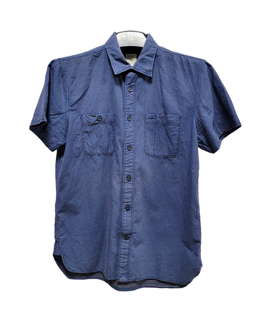  |SIZE S| GAP DOUBLE POCKET BUTTON UP SHORT SLEEVE SHIRT AOS-7475 