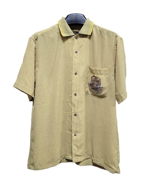  |SIZE XL| TITLEIST 90S STAFF GOLF LOGO EMBROIDED COLLARED SHORT SLEEVE SHIRT AOXL-7486 